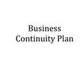 Business Continuity Policy